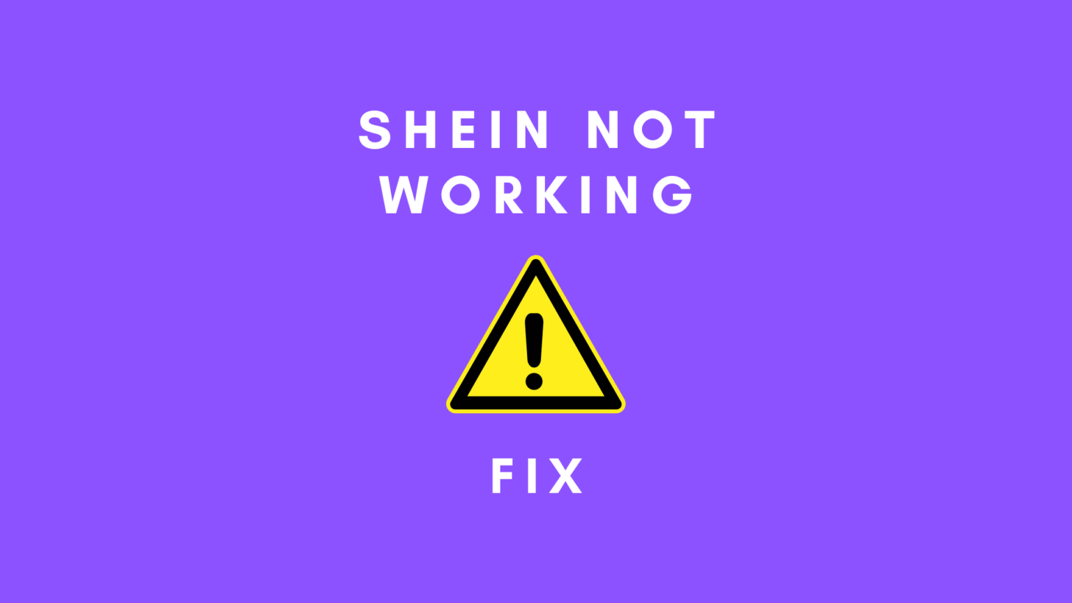 Why is Shein not Working? (9Fixes) Crash, Error, Problems. iPhonedge